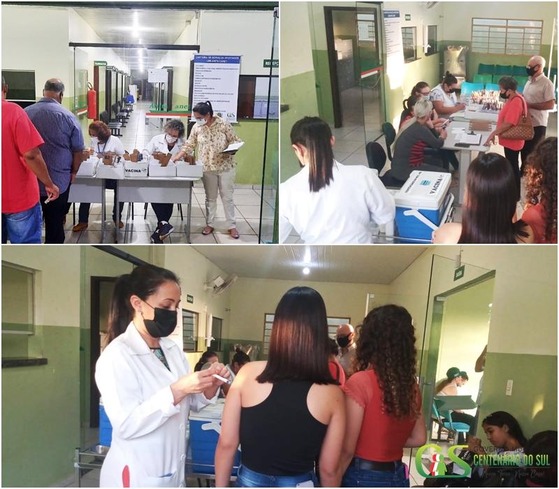  SAÚDE – Gripe e Covid-19. Secretaria Municipal de Saúde comemora número de vacinas realizadas nos últimos dias